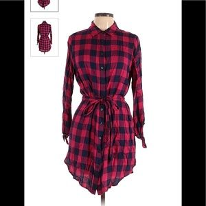 Draper James Red Plaid Dress
